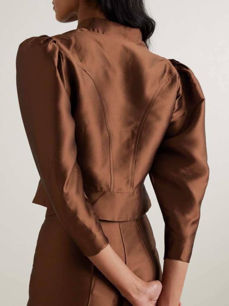Destree Amoako Jacket In Brown / Cappuccino — image 2 of 7